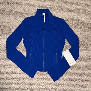 LULULEMON RIVERSIDE BLUE NULU DEFINE CROPPED JACKET NWT SIZE 8